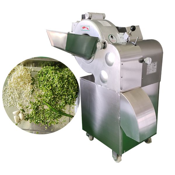 Commercial stainless steel 3mm vegetable dicing machine with centrifugal drum for meat and vegetables