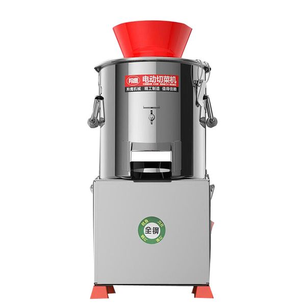 Commercial-grade 220V compact vegetable chopper for mincing and grinding fillings