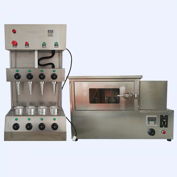 Commercial-grade stainless steel pizza cone maker and oven with 3000W power