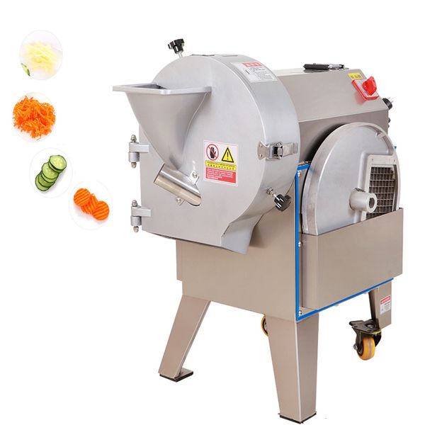 Commercial-grade stainless steel vegetable chopper for automated dicing of onions and shallots