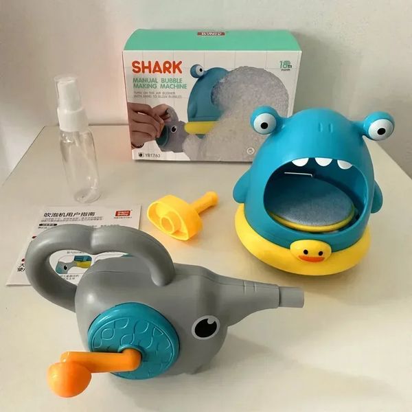 Crab-shaped bubble machine for fun bath time with kids in the tub