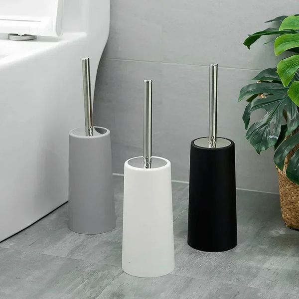 Creative Nordic golden toilet brush set with holder for bathroom and household cleaning