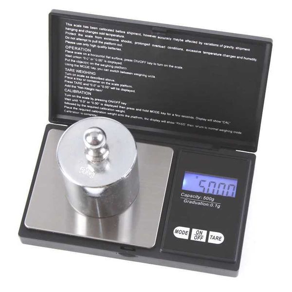 D5 Jewelry Stainless Steel Electronic Kitchen Scale - Compact Gold Gram Scale for Precise Coffee Weighing