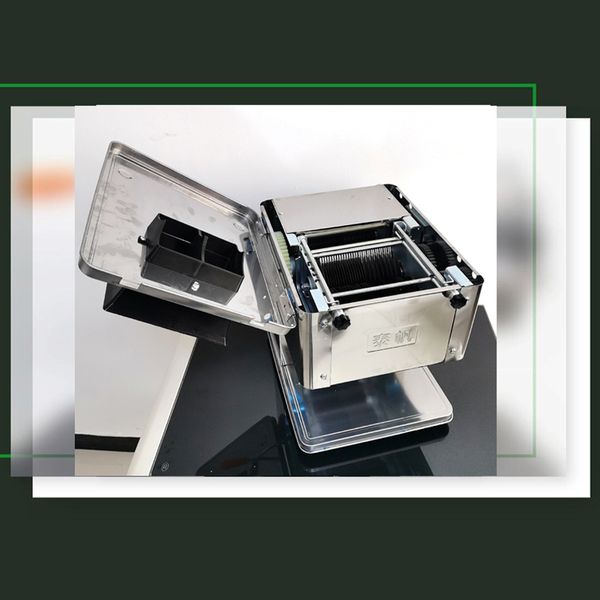 Desktop meat and vegetable cutter for slicing and dicing beef and pork