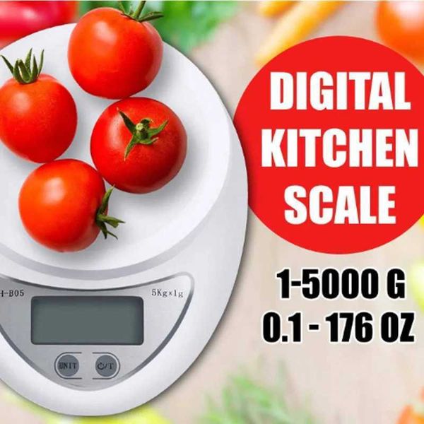 Digital 5KG Pocket Scale with 1g/0.1g Precision for Kitchen and Food Weighing