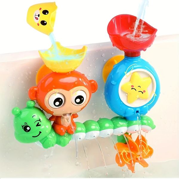 Durable, interactive monkey bath toys for kids in vibrant colors - perfect summer bathtub fun and indoor gifting
