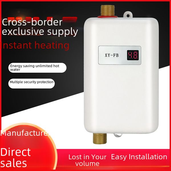Electric instant water heaters for US standard 110V faucets, providing quick hot water