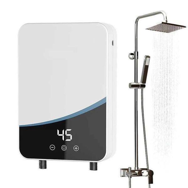 Electric water heaters for home use, providing instant hot water for showers and bathroom needs in 110V or 220V models