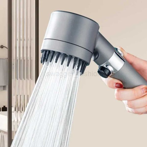 Enjoy a refreshing shower with this high-pressure, 3-mode shower head featuring a portable filter for a rainfall-like bathing experience at home