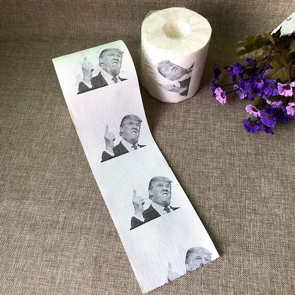 Fashionable novelty toilet paper roll for pranks and gags at home