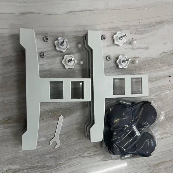 Feet for freestanding infrared heaters and portable heating panels for household use