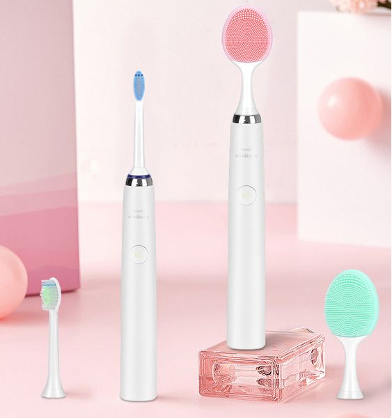 For Philips Sonicare DiamondClean Electric Toothbrush Handle Facial Cleansing Brush Silicone Face Cleanser Massager Brush Heads