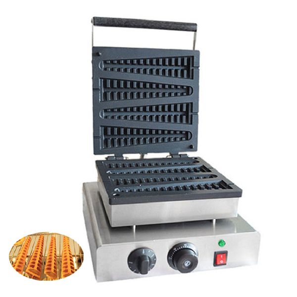 FREE SHIPPING Commercial Stainless Steel Lolly Waffle Maker Christmas Tree Waffle Machine Machine Muffin Cakes 220V 110V