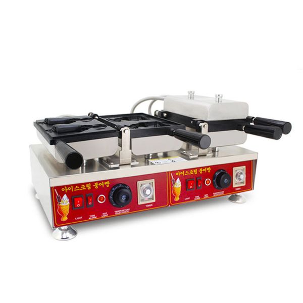 FREE SHIPPING Waffle Machine Ice Cream Waffle Cone Maker Taiyaki Machine Commercial Electric Waffle Making Machine