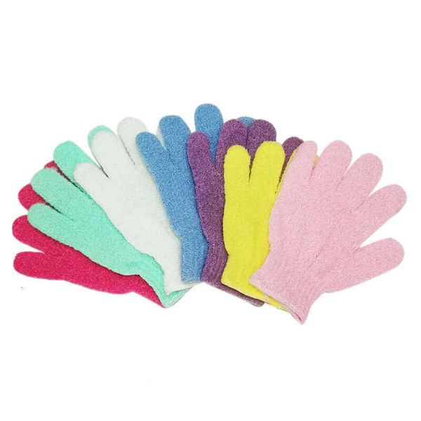 Glove for exfoliating and washing during showers and spa treatments