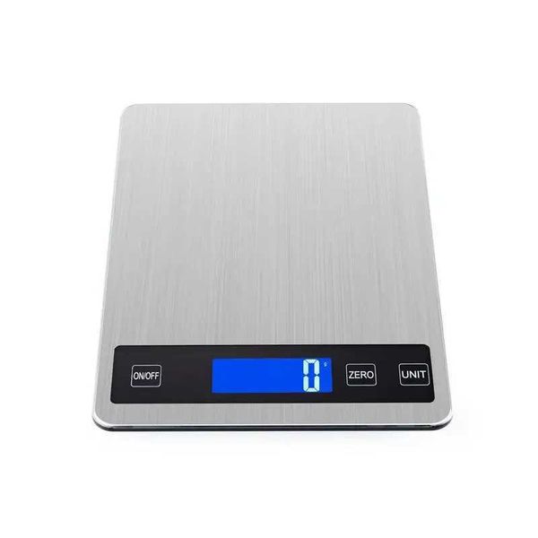 Greater Goods Stainless Steel Kitchen Scale with Digital Display for Baking, Measuring in G/KG/LB OZ/ML/FL.OZ, Model M240815