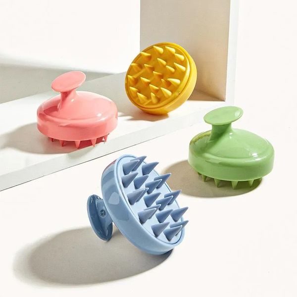 Hair Shampoo Brush with Soft Silicone Scalp Massager for Custom Printing dh86