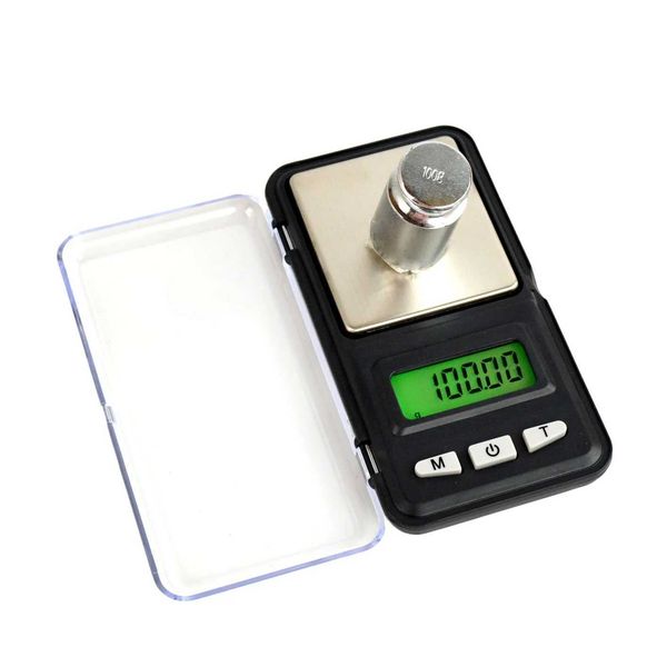 High-precision mini LCD pocket scale for jewelry and kitchen use, available in 100g/0.01g, 200g/0.01g, and 500g/0.1g capacities