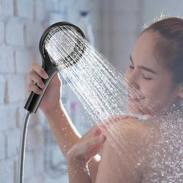 High-pressure household shower spray with ring for elderly, children, and adults