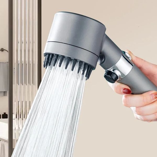 High-pressure portable showerhead with rainfall filter for innovative bathroom faucet
