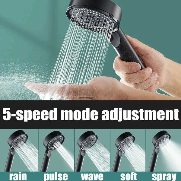 High-pressure showerhead turbine gasket featuring 5 mold knobs for water-saving bathroom accessories W250109