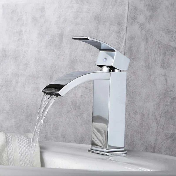 Hotaan matte black basin faucet with solid white brass construction, single-handle mixer for hot and cold water in bathrooms, model W240802