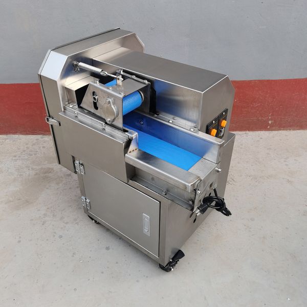 Industrial vegetable cutting equipment for commercial use - dicing and slicing leeks and carrots efficiently