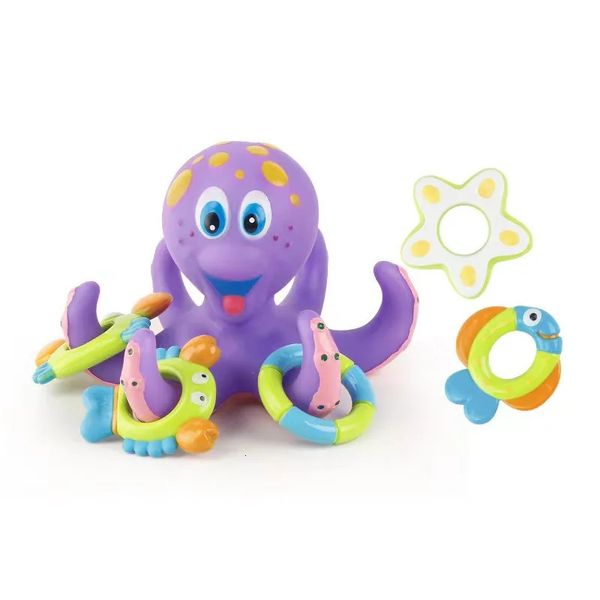 Kids' octopus bath toys for fun summer pool and beach water play, educational for toddlers