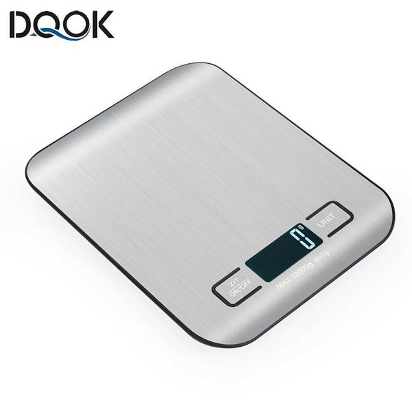 Kitchen Scale Stainless Steel Weighing For Food Diet Postal Balance Measuring LCD Precision Electronic ScalesM240815