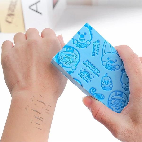 Magic bath sponges for exfoliating, massaging, and cleansing the body, suitable for both kids and adults