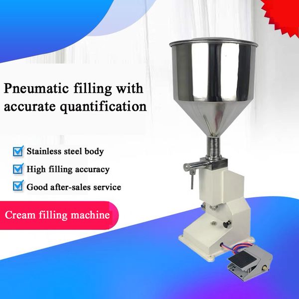 Manual Mini Food Oil Filling Machine for Liquids Like Water, Sauce, Cream, Honey, and Shampoo