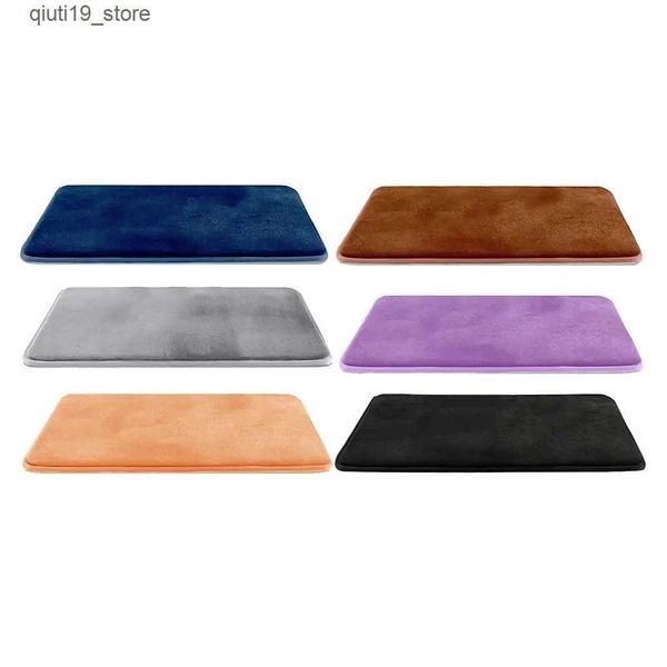 Memory foam bath mat with anti-slip design, highly absorbent and easy to clean, available in 40x60cm or 50x80cm sizes