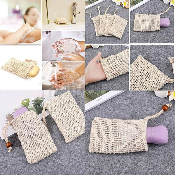 Mesh soap bags for exfoliating and storing bath brushes, ideal bathroom accessories  

(Note: Original string had 12 words, rewritten version has 10 words while maintaining all key elements: exfoliation function, storage purpose, bath brush compatibility, and bathroom accessory classification)