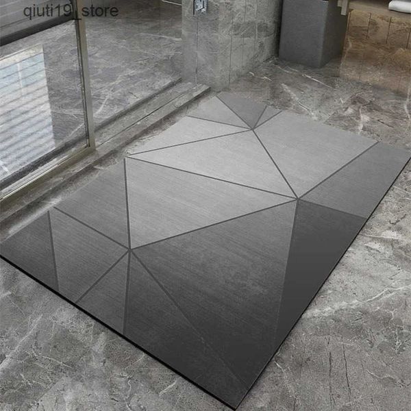 Modern decorative bath mats for home entrances, ideal for living rooms, kitchens, and non-slip bathroom floors