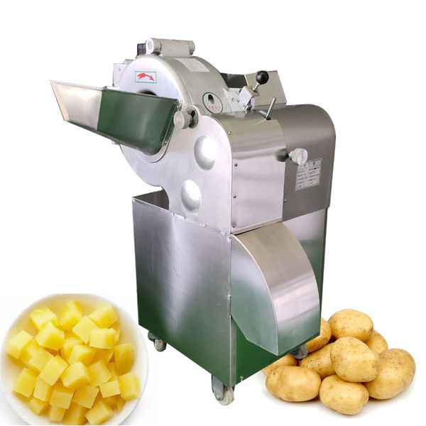 Multifunctional commercial vegetable cutter for slicing, dicing, and shredding
