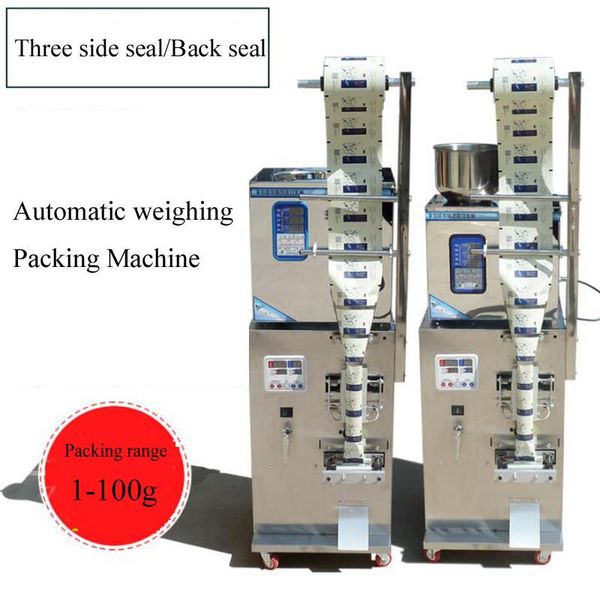 Multi-functional granular powder packaging machine with automatic weighing and sealing capabilities