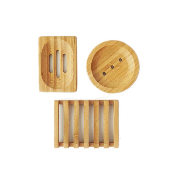 Natural Bamboo Wood Dish 3 Styles Storage Holders Bathroom Round Drain Soap Box Rectangular Square Eco-Friendly Wooden Soaps Tray Holder

Eco-friendly bamboo wood dish set with 3 styles - round, re...