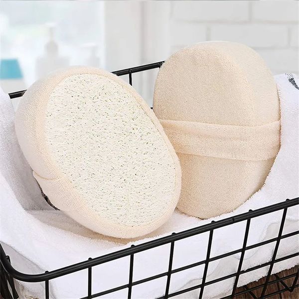Natural Luffa exfoliating sponge pads for a refreshing shower and body scrub  

Healthy massage brush with exfoliating loofah for invigorating skin care  

Luffa bath balls for gentle yet effective body exfoliation and cleansing  

Rejuvenating shower scrubber made from natural loofah fibers  

Exfoliating sponge pads that promote healthy skin through gentle massage