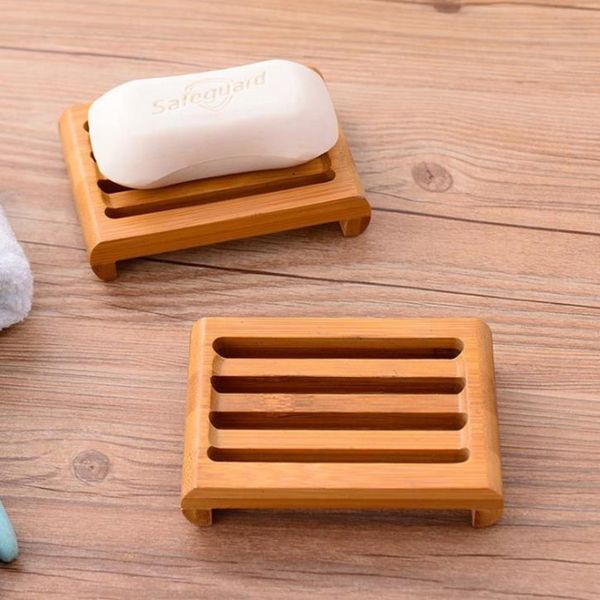 Natural wooden soap dish for bathroom storage with quick delivery F3541