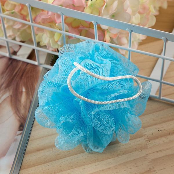 New 30-gram bath flower shower sponge with small nylon mesh pouf ball EWF6656