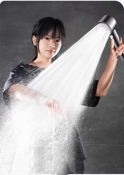 New double-sided shower head with high-pressure water-saving massage and filtration features