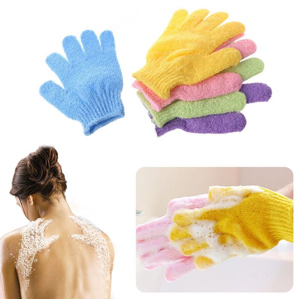 New Skin Bath Shower Wash Cloth Shower Scrubber Back Scrub Exfoliating Body Massage Sponge Bath Gloves Moisturizing Spa Skin Cloth 8 colors

Rewritten:
New skin exfoliating bath sponge for showering, with back scrub and moisturizing massage gloves in 8 colors