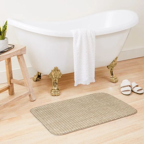 Non-slip bath mat set for shower and bathroom safety
