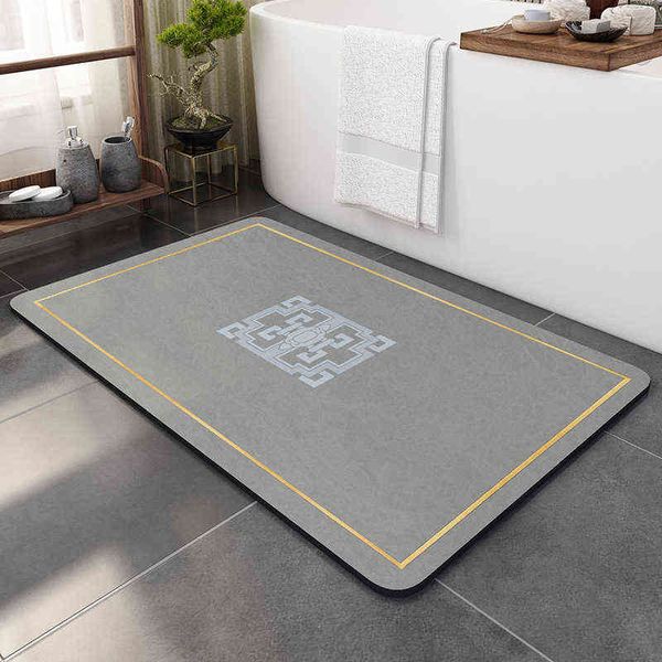 Nordic Diatom Mud Bath Mat for Bathroom, Living Room, Entrance, Kitchen, and Hallway Flooring