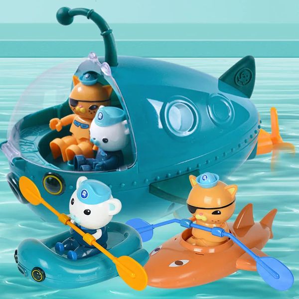Octonauts submarine toy lantern fish boat doll for kids' bath time fun and birthday gifts