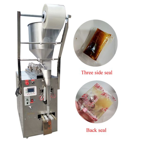 Pneumatic multi-functional liquid filling machine for packaging honey, ketchup, and peanut butter in bags