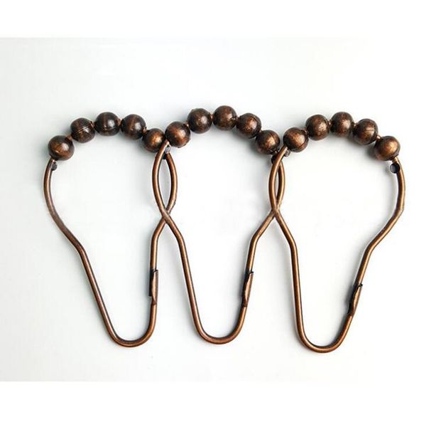 Polished shower rings for smooth curtain gliding in metal finish