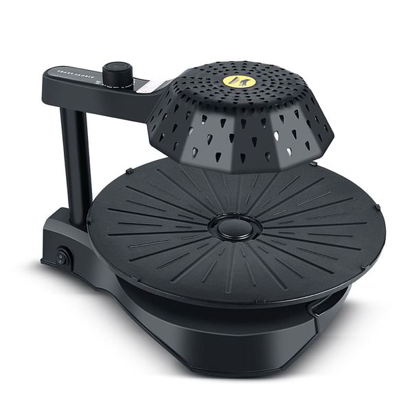 Popular commercial Korean electric BBQ grill with nonstick surface, infrared heating, smokeless design, and 220V power