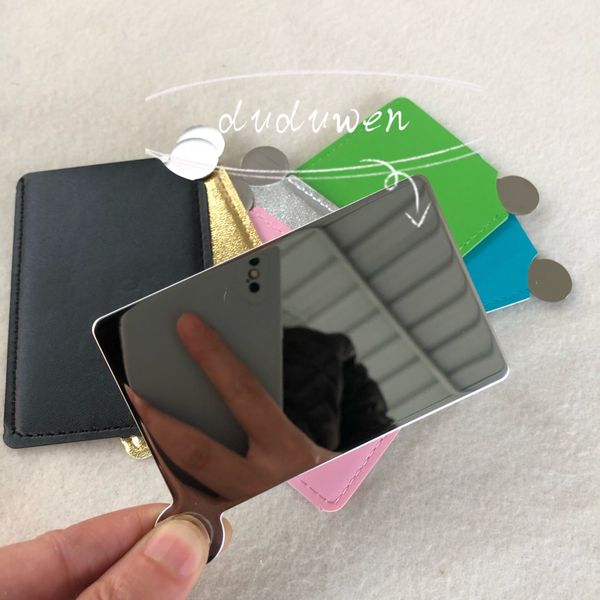 Portable makeup mirror with cover, stylish and compact for travel and parties, a great cosmetic tool gift