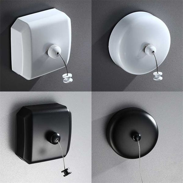 Portable stainless steel retractable clothesline for indoor and outdoor laundry drying